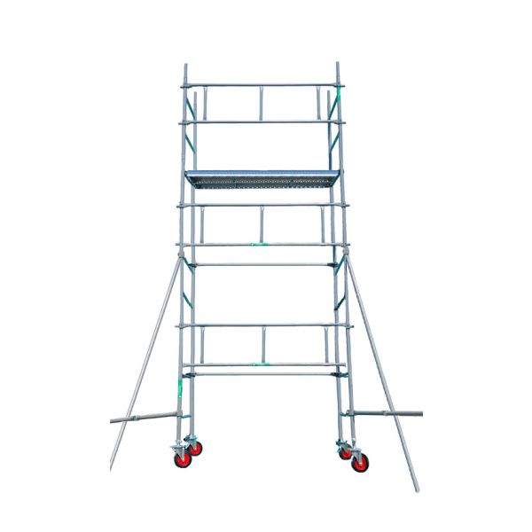 Échafaudage pliant en aluminium MONTO ProTec, hauteur de travail env. 5