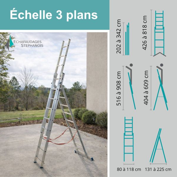 Échelle en version coulissante