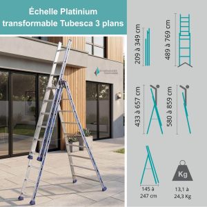 Echelle 3 plans Tubesca PLATINIUM