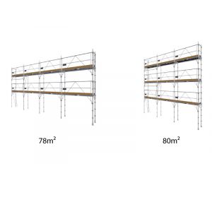 Échafaudage Magic 80 Façade Transformable 80m²