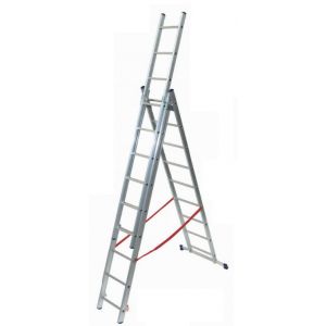 Échelle transformable 3 plans adaptable aux escaliers
