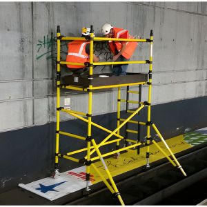 Échafaudage roulant en fibre 2,00m x 0,85m
