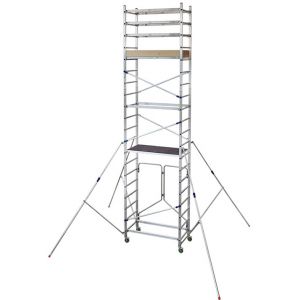 Échafaudage roulant aluminium Supremalu - Base pliante