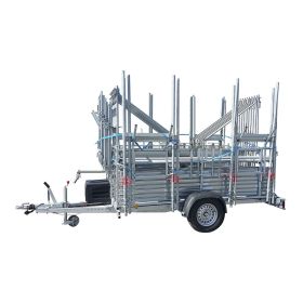 Remorque d&rsquo;&eacute;chafaudage AERIS 88 &ndash; Transport de 80 m&sup2;