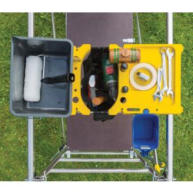 Tablette porte-outils échafaudage