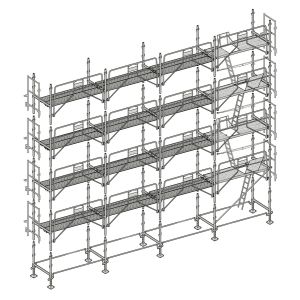 Échafaudage Altrad Façadier 130 m²