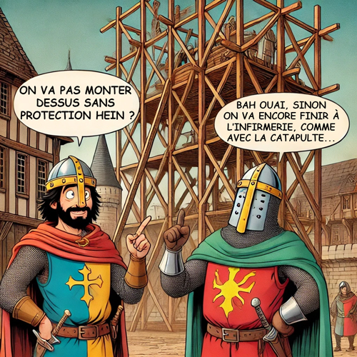 Image humoristique Moyen-âge