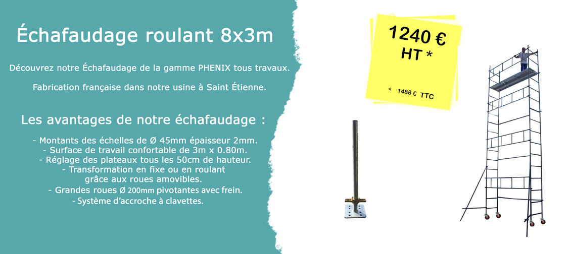 echafaudage roulant